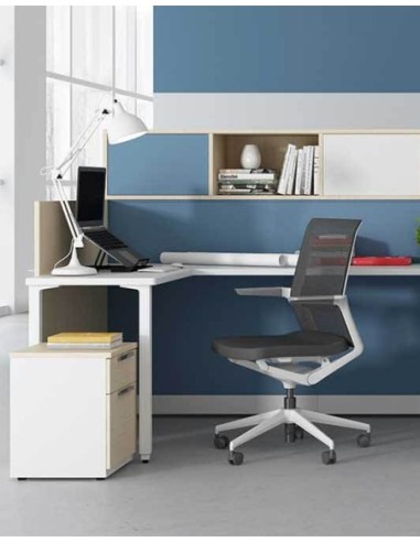 Wing White Modern Multi-Task Office Chair