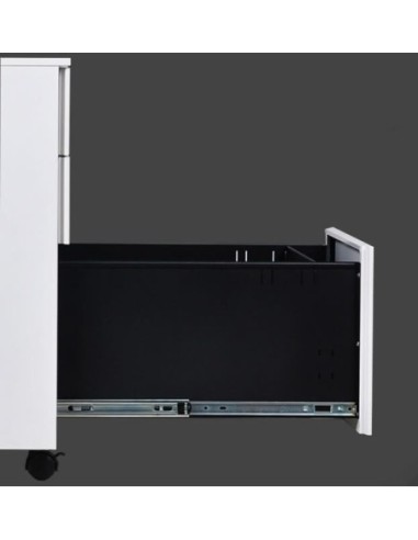 Steel 3-Drawer Filing and Stationary Mobile...