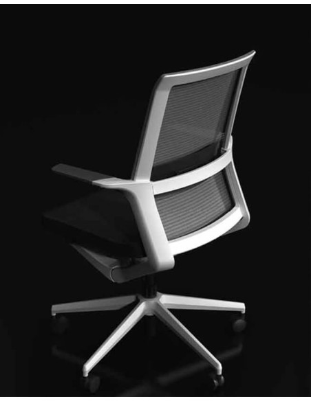 Wing White Modern Multi-Task Office Chair