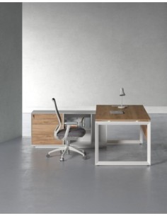 Ace Pro Series with Side Cabinet L-Shape Executive Desk 2