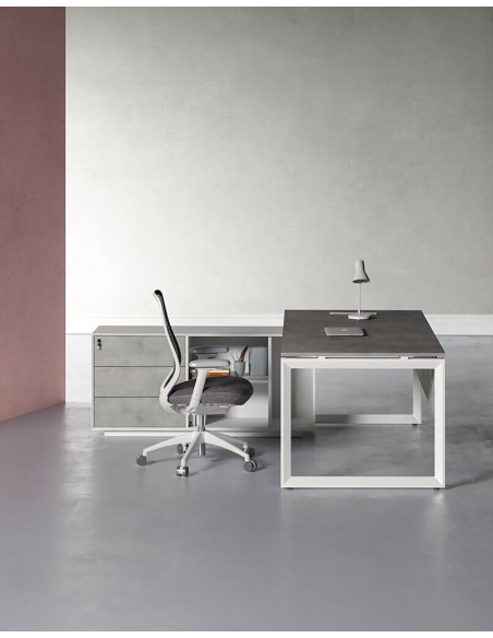 Ace Pro Series with Side Cabinet L-Shape Executive Desk