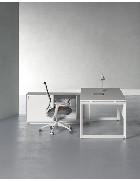 Ace Pro Series with Side Cabinet L-Shape Executive Desk