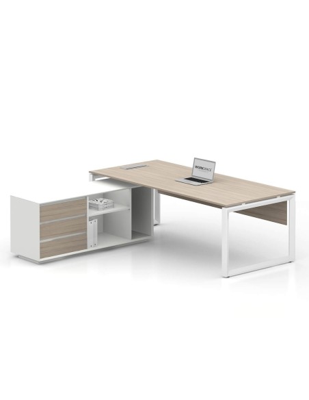 Ace Pro Series with Side Cabinet L-Shape Executive Desk