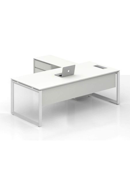 Ace Pro Series with Side Cabinet L-Shape Executive Desk