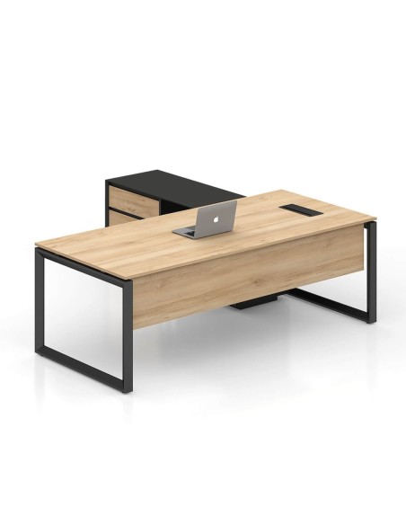 Ace Pro Series with Side Cabinet L-Shape Executive Desk