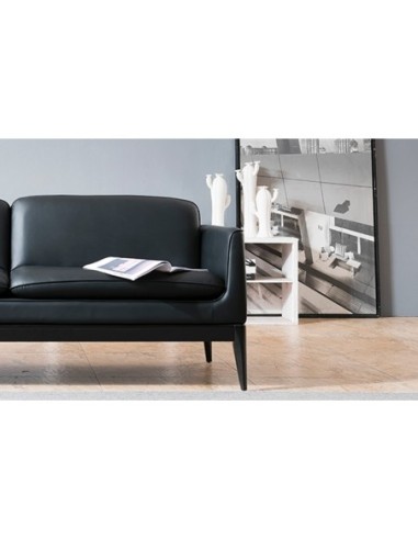 Brooklyn Minimalist Two Seater Modern Office Sofa