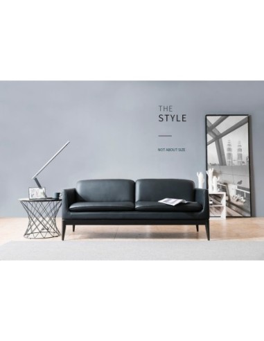 Brooklyn Minimalist Two Seater Modern Office Sofa
