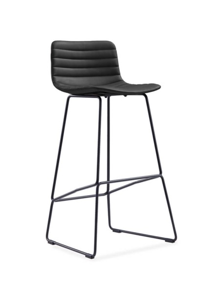 Shell Padded Modern Bar Stool