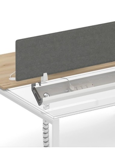 Under-Desk Cable Tray Horizontal Wire...