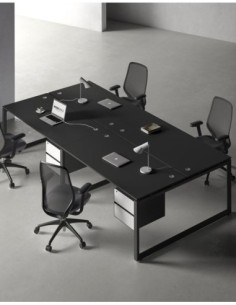 Ace Series Cluster of 4 Face to Face Workstation