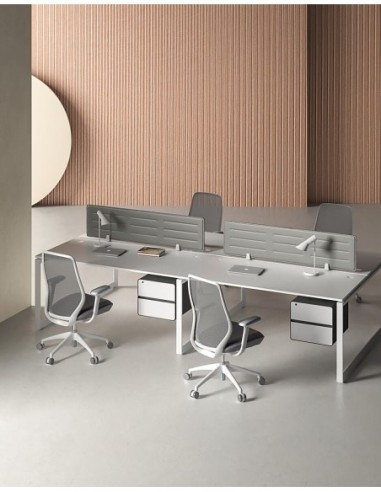 Ace Series Cluster of 4 Face to Face Workstation