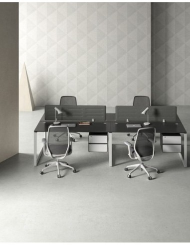 Ace Series Cluster of 4 Face to Face Workstation