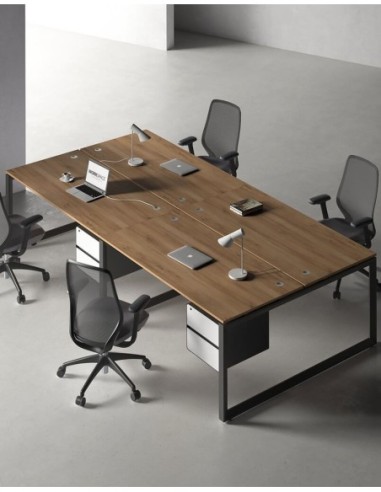 Ace Series Cluster of 4 Face to Face Workstation