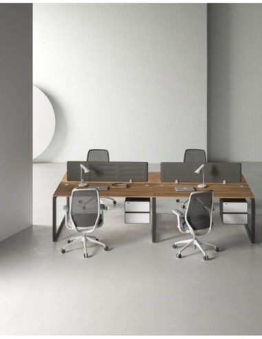 Ace Series Cluster of 4 Face to Face Workstation