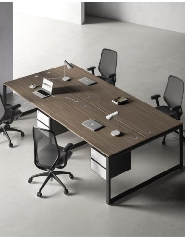 Ace Series Cluster of 4 Face to Face Workstation