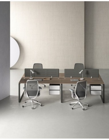 Ace Series Cluster of 4 Face to Face Workstation