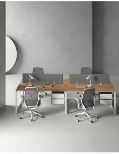 Ace Series Cluster of 4 Face to Face Workstation