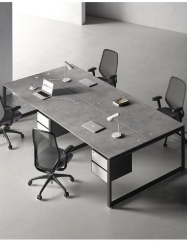 Ace Series Cluster of 4 Face to Face Workstation