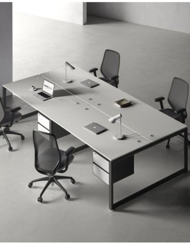 Ace Series Cluster of 4 Face to Face Workstation