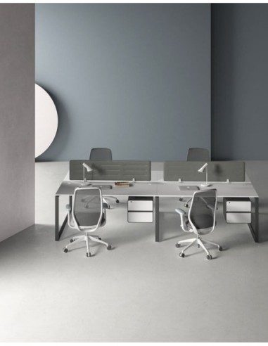 Ace Series Cluster of 4 Face to Face Workstation