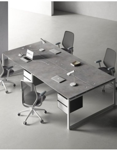 Ace Series Cluster of 4 Face to Face Workstation