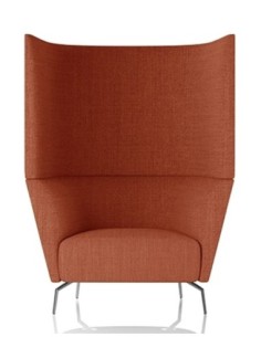 Kas Single Seater Acoustic High Back Sofa 2