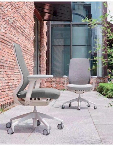 AX Performance Ergonomic White Frame Executive Chair