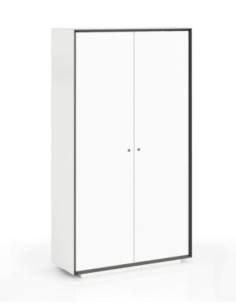 EDGE Series Chamfered Full Height White Cabinet