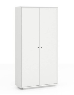 EDGE Series Chamfered Full Height White Cabinet 2