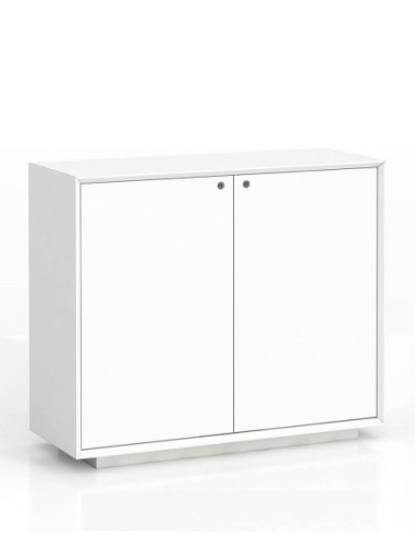 EDGE Series Chamfered Low Height 2 Door White...