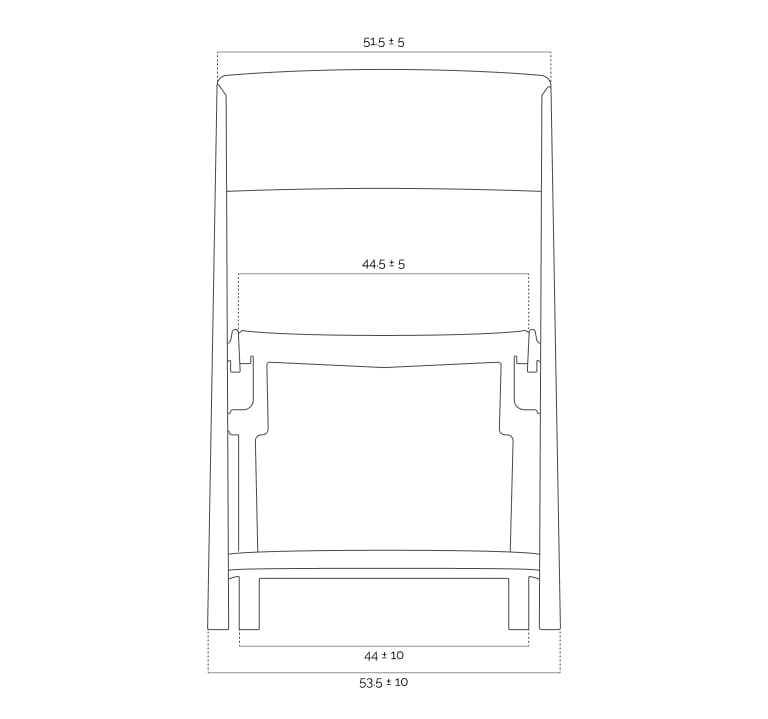 Stackable Dimension Stack Multi-Purpose Foldable Chair