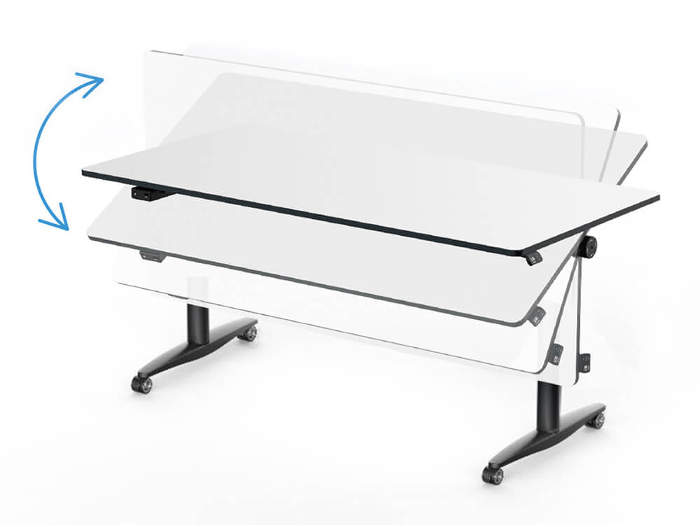 Flippable Max Series  Mobile  Folding Standing Desk