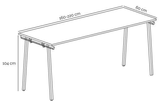 Ava High Table Dimension